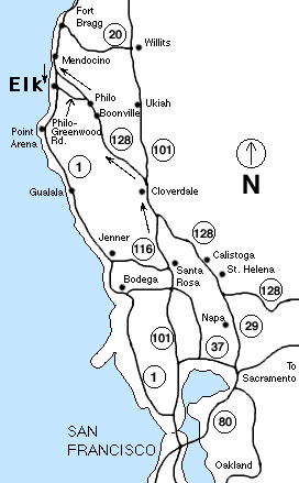 Map to Elk CC