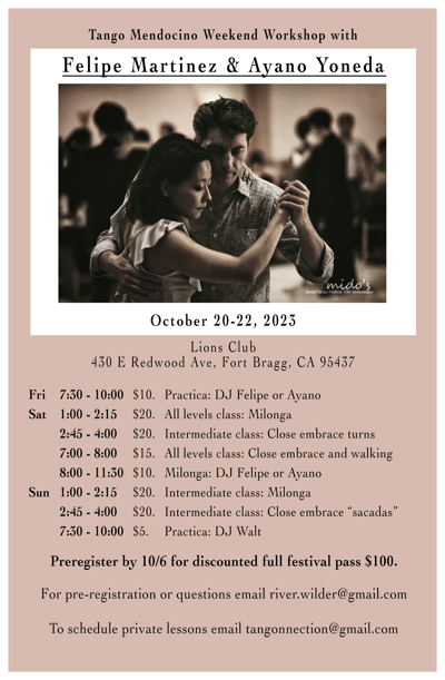 Felipe & Ayano workshop flier